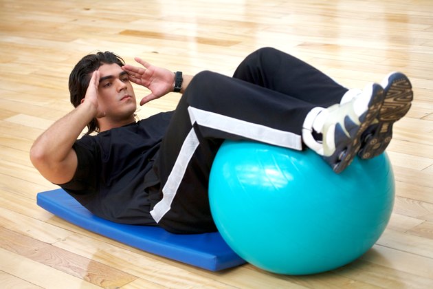 man at the gym