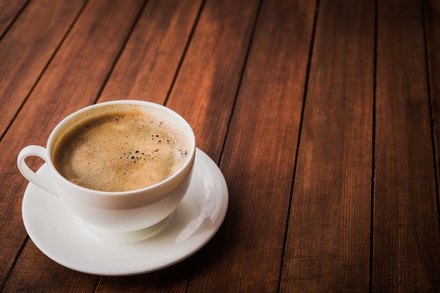White coffee cup