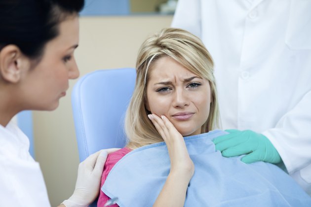 woman at the dentist