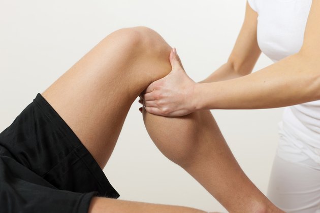 Patient at the physiotherapy