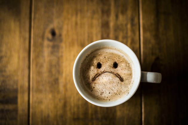 Sad Coffee Cup