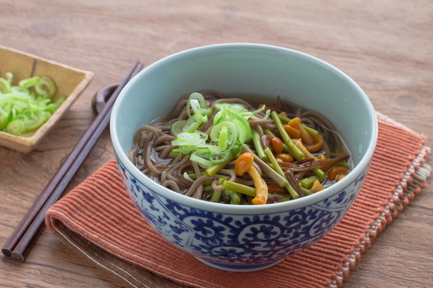 Japanese cuisine, Sansai Soba Noodles