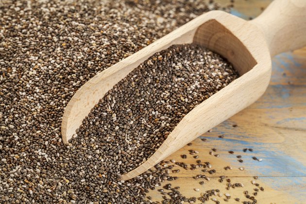 scoop of chia seeds