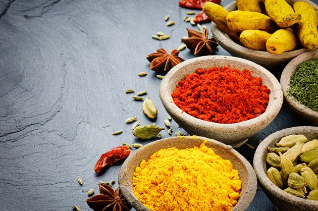 Colorful mix of spices