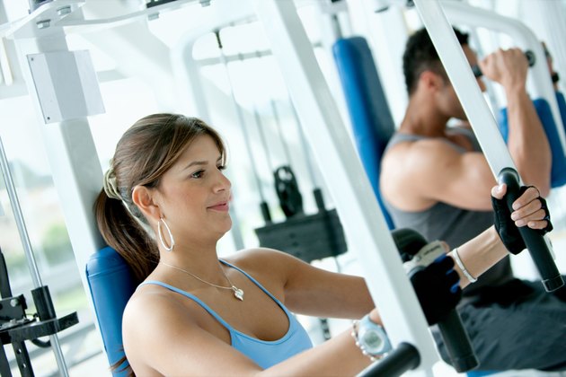 Woman at the gym