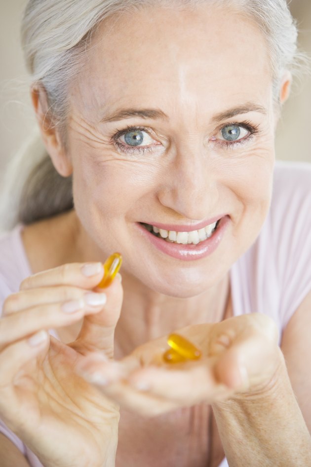 Woman Taking Pills