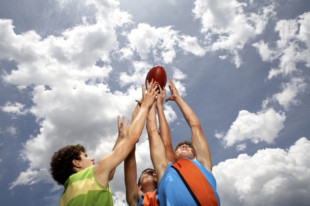 Players competing for Australian football