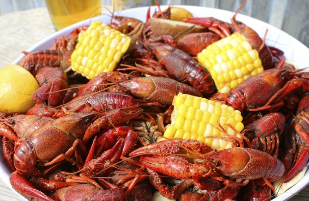 Close Up Photo of Crawfish Boil