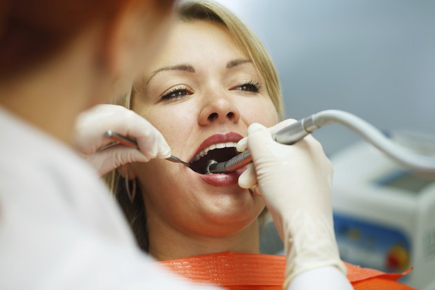 At the dentist.