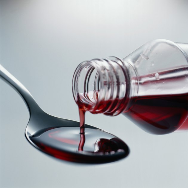 Cough Syrup and Spoon