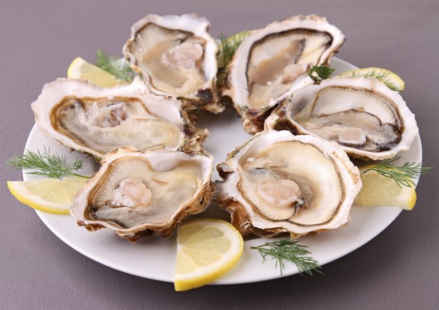 plate of oysters