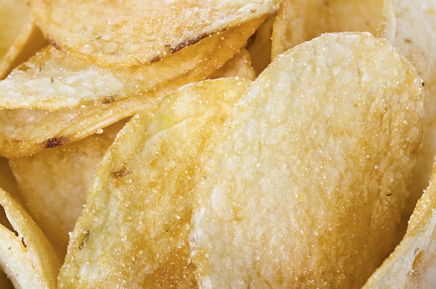 Potato chips, background