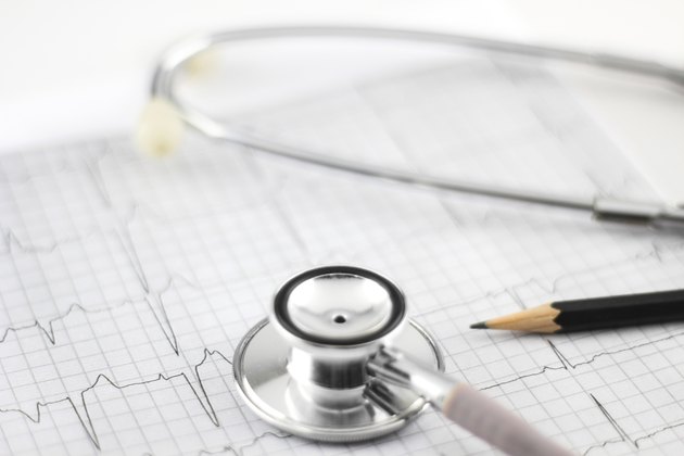 stethoscope and EKG