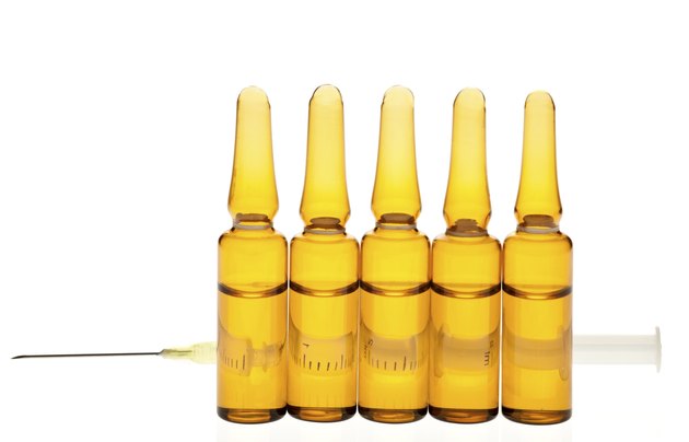 Ampoules and Syringe