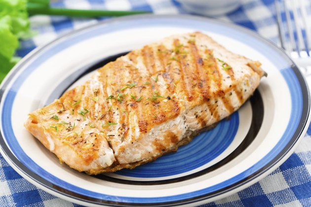 Grilled salmon