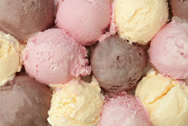 Ice cream background