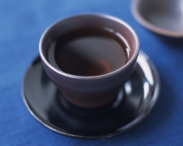 Oolong Tea, High Angle View, Full Frame, Differential Focus