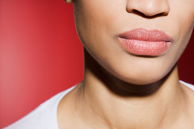 Face of a young woman