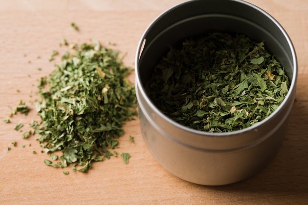Herb in container