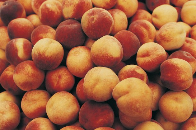 Pile of peaches