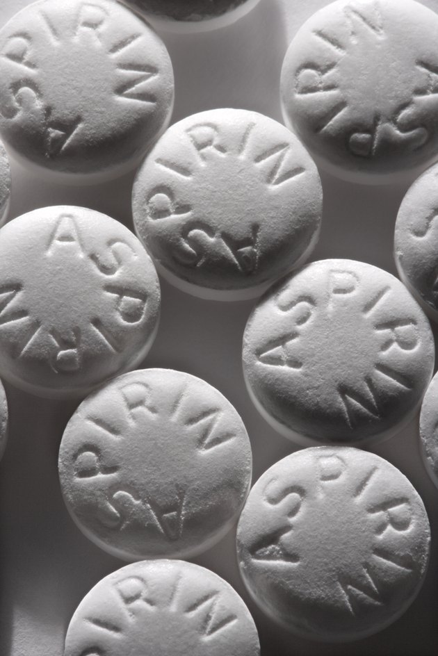 Close-up of aspirin tablets