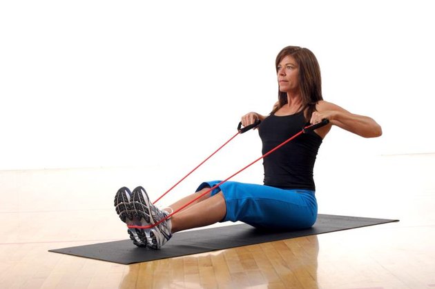 Woman working out
