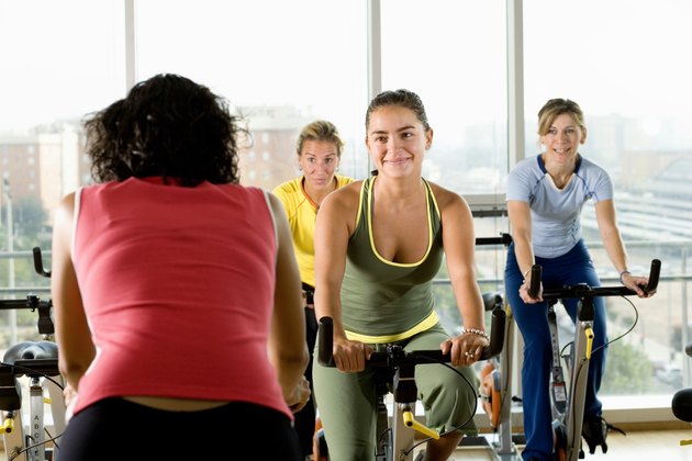 Women in fitness class