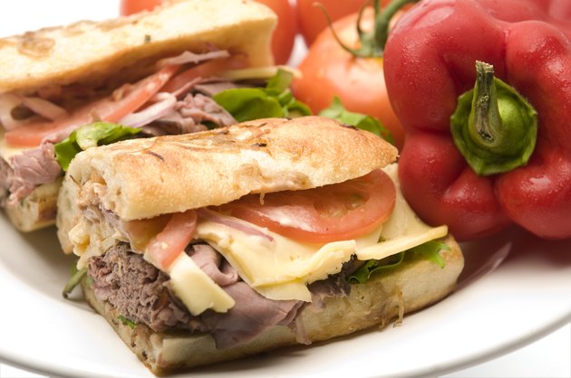 gourment roast beef sandwich