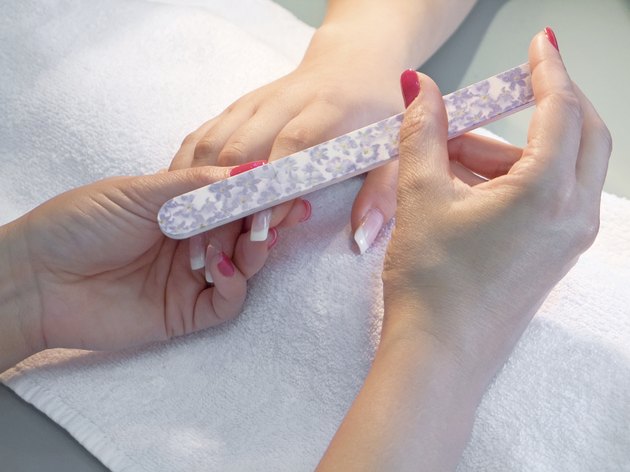 Nail file work