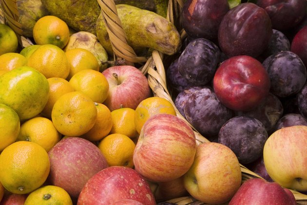 Variety of fresh fruit
