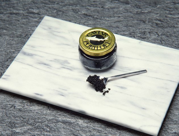 Jar of caviar
