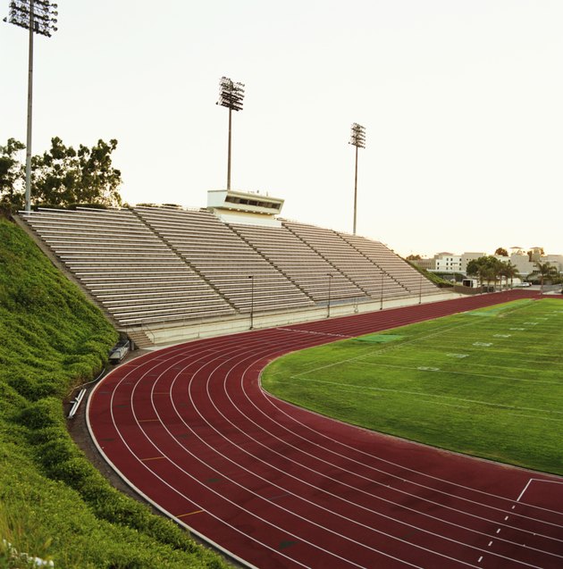 Track and field stadium