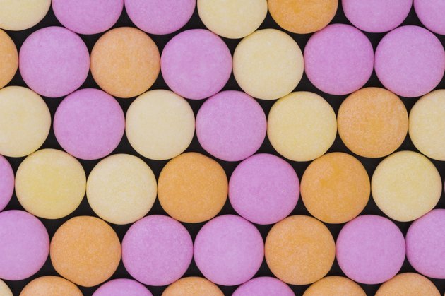 Colorful Mentos candy