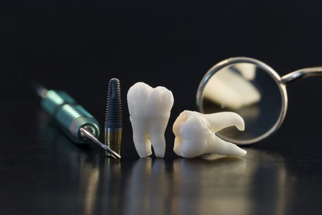 teeth and dental instruments
