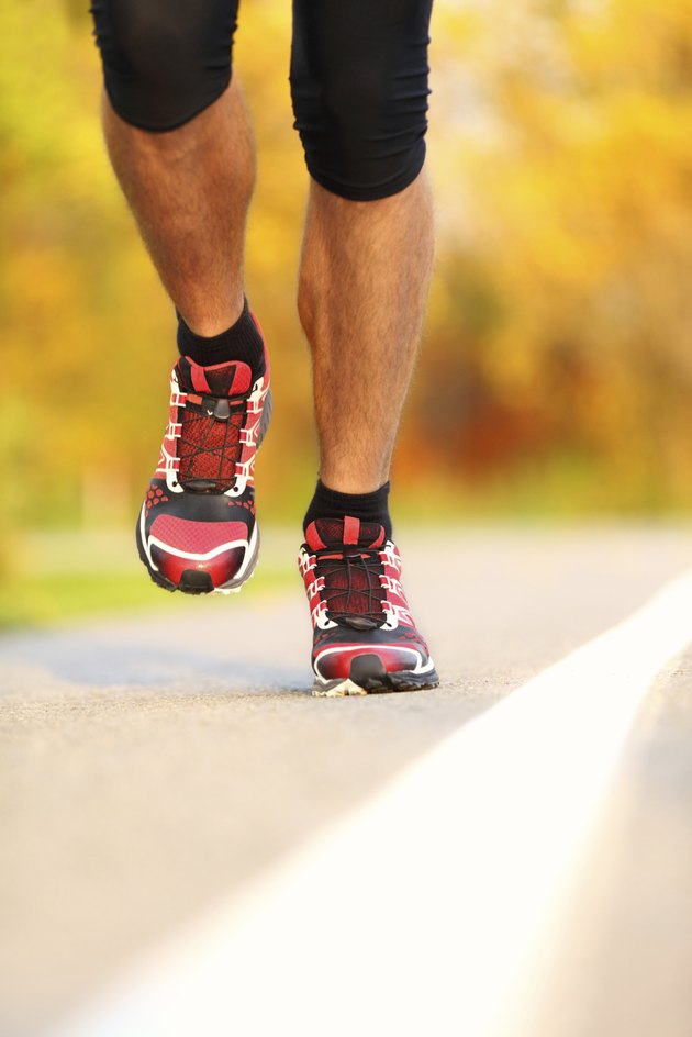 Running - male runner closeup