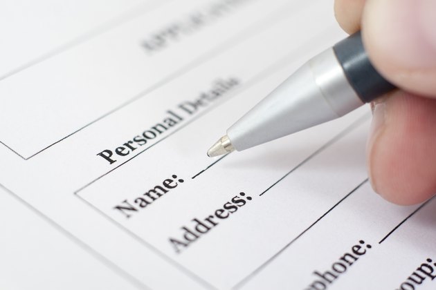 write data on the form