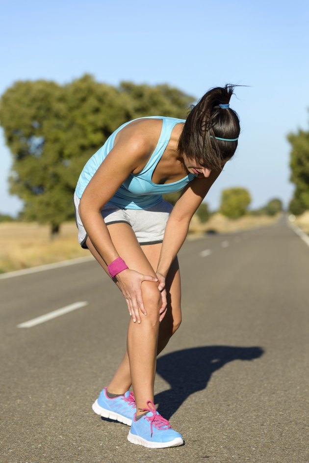 Running knee injury and pain