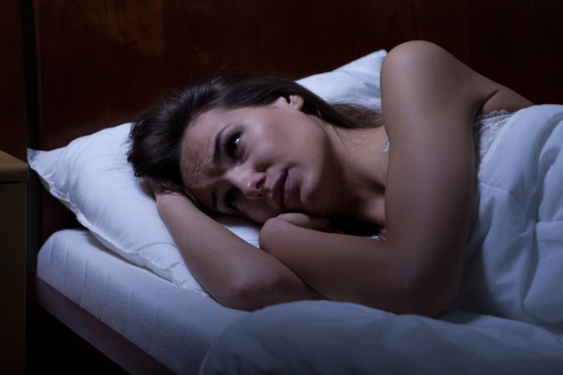 Woman can't sleep