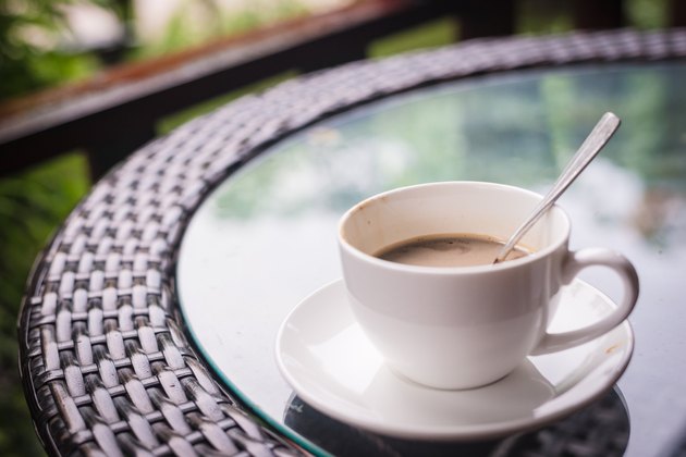 coffee cup on table