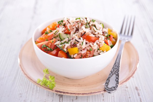 bowl of rice and vegetables