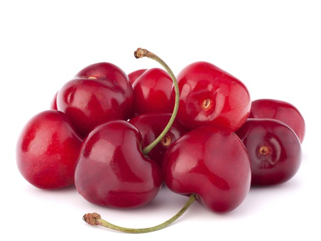 cherry berries pile