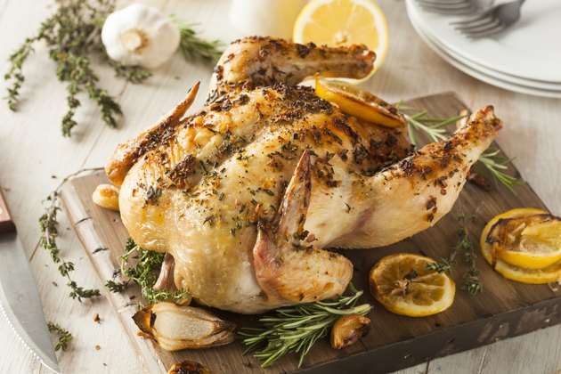 Homemade Lemon and Herb Whole Chicken