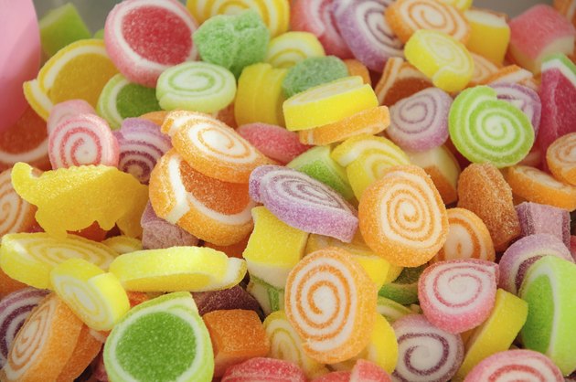 Colorful jelly candy