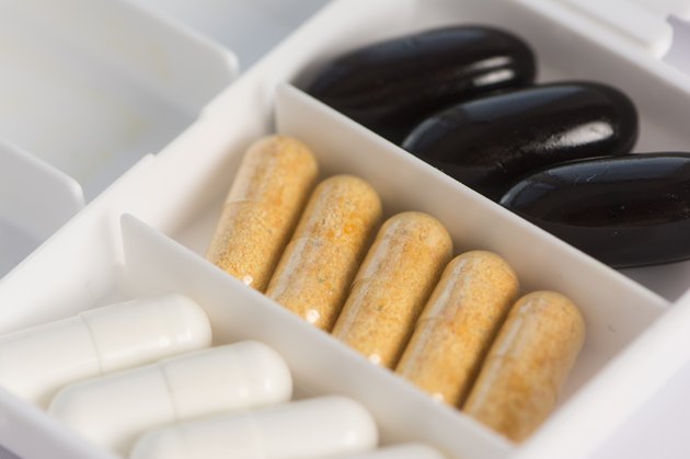Different Pills in Organizer