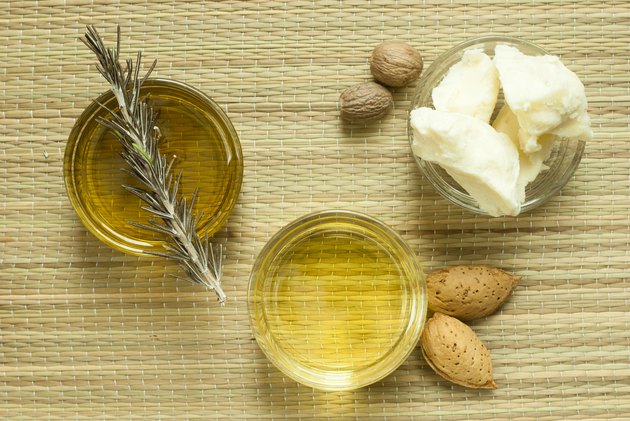 Shea butter and cosmetic oils