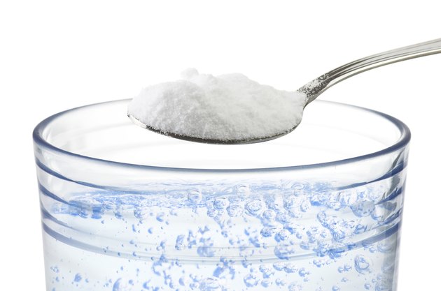 Spoon of baking soda