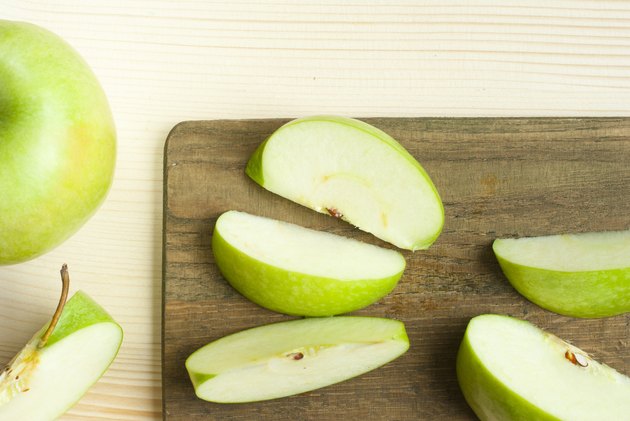 Slices of apple