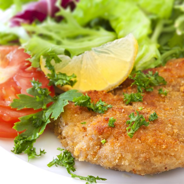 Schnitzel with Salad