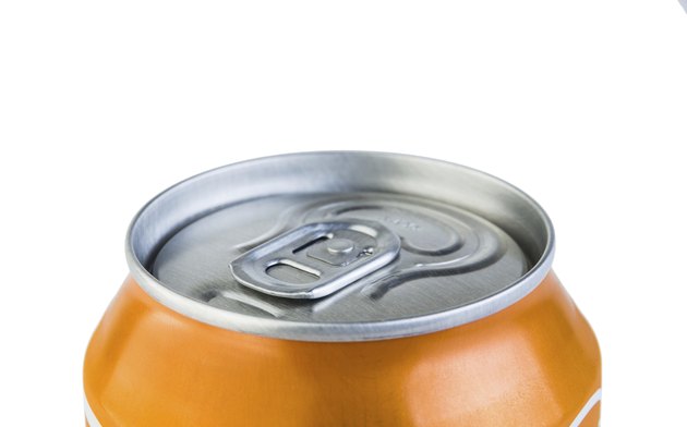 Aluminium jar with drink