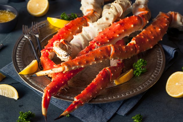 Cooked Organic Alaskan King Crab Legs